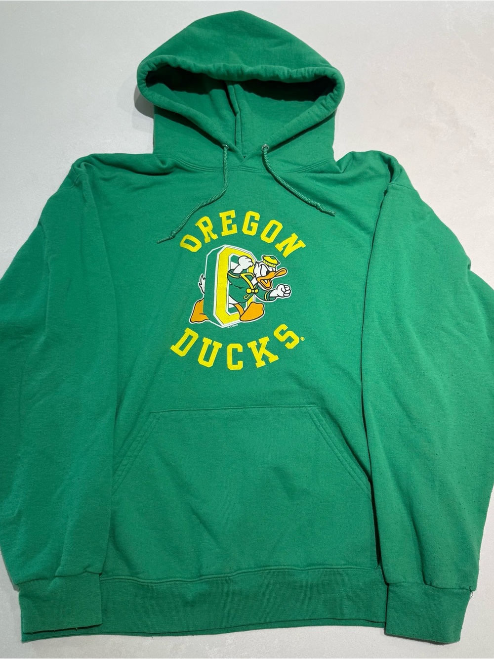 Vintage Disney green Oregon ducks hoodie